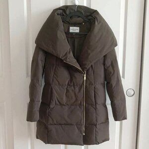 Cole Haan Potrait Collar Quilted Down Puffer Coat